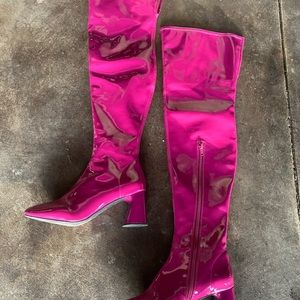 jeffrey campbell over the knee rain boots